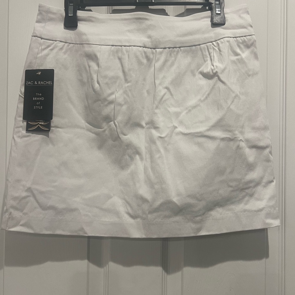 Zac & Rachel Elegant White Skort